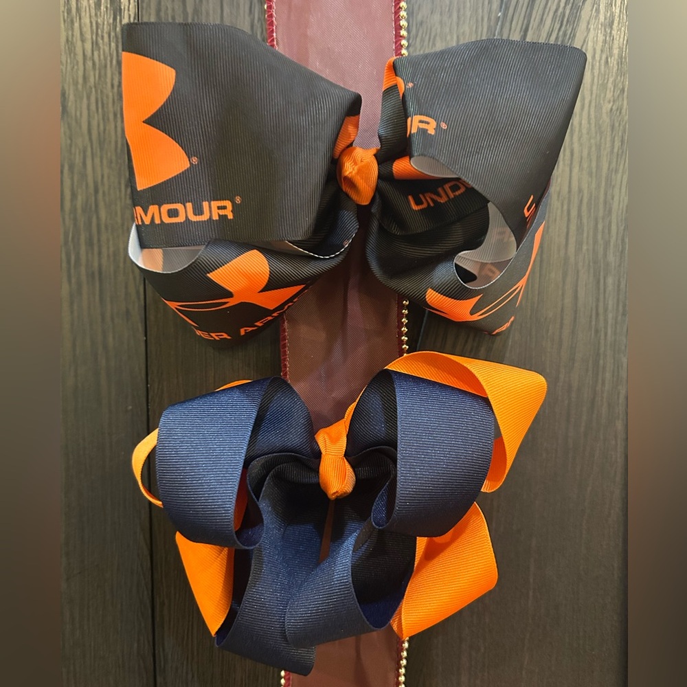 Sport Bows - Black & Orange / Navy & Orange